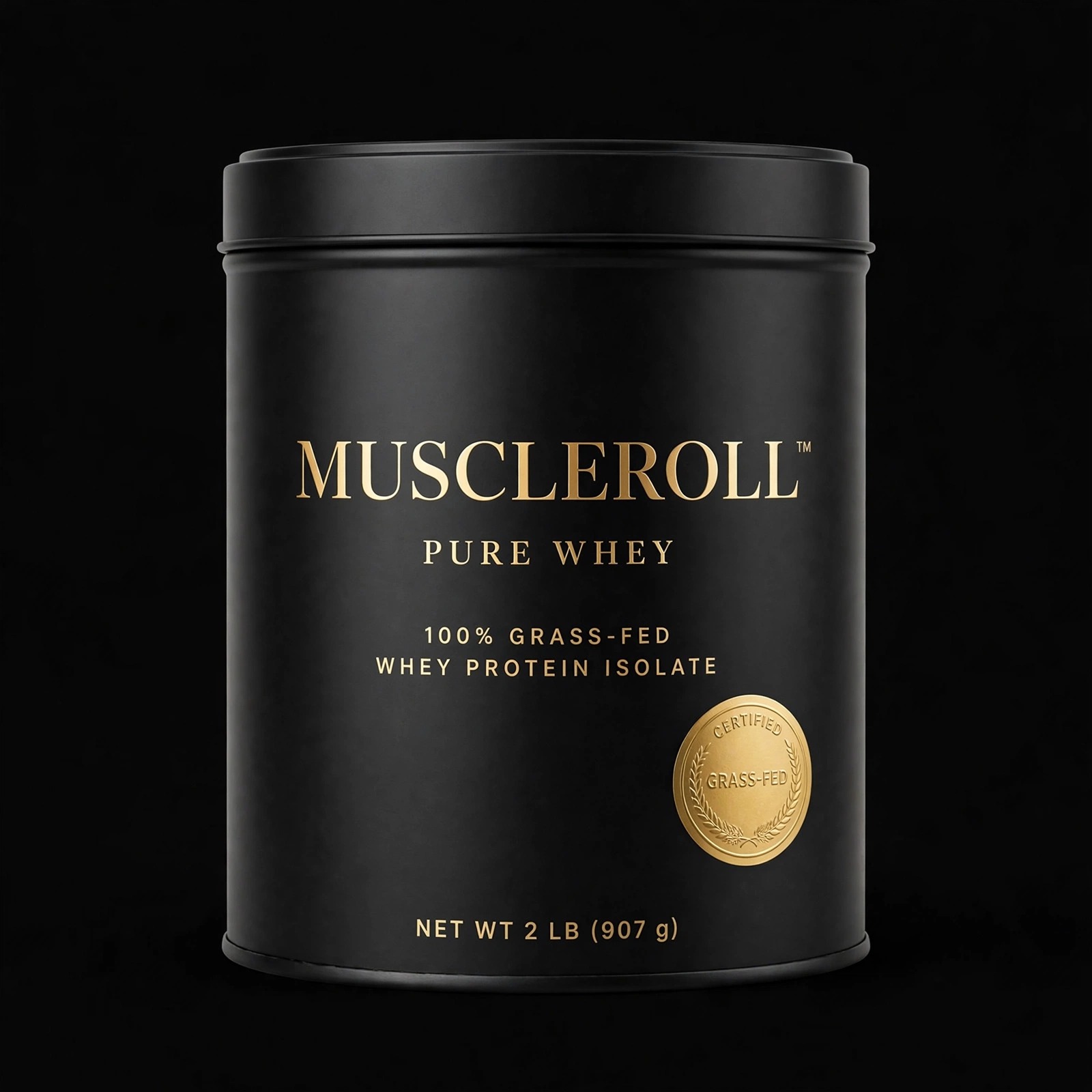 MuscleRoll Pure Whey tin